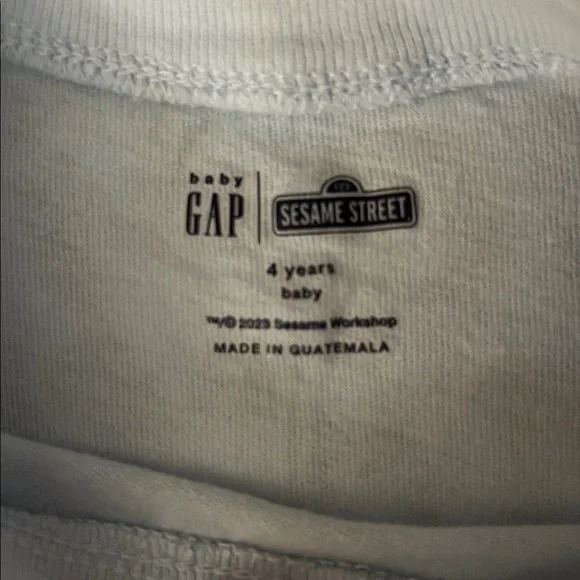 GAP Kids Light Blue Cookie Monster Tee - Picture 2 of 2